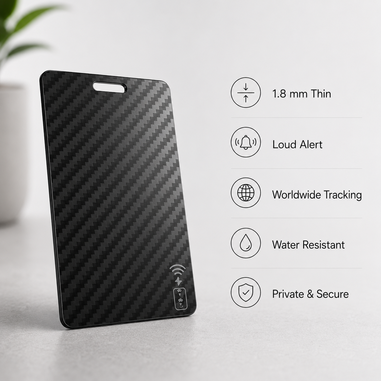 Findly Wallet Tracker Card