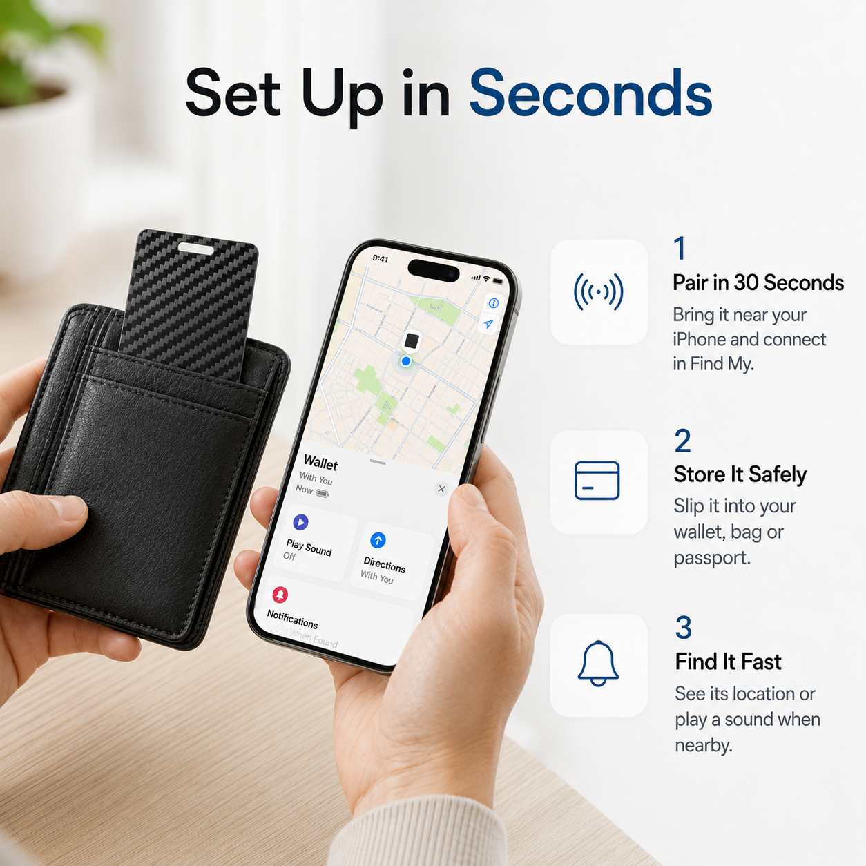 Findly Wallet Tracker Card